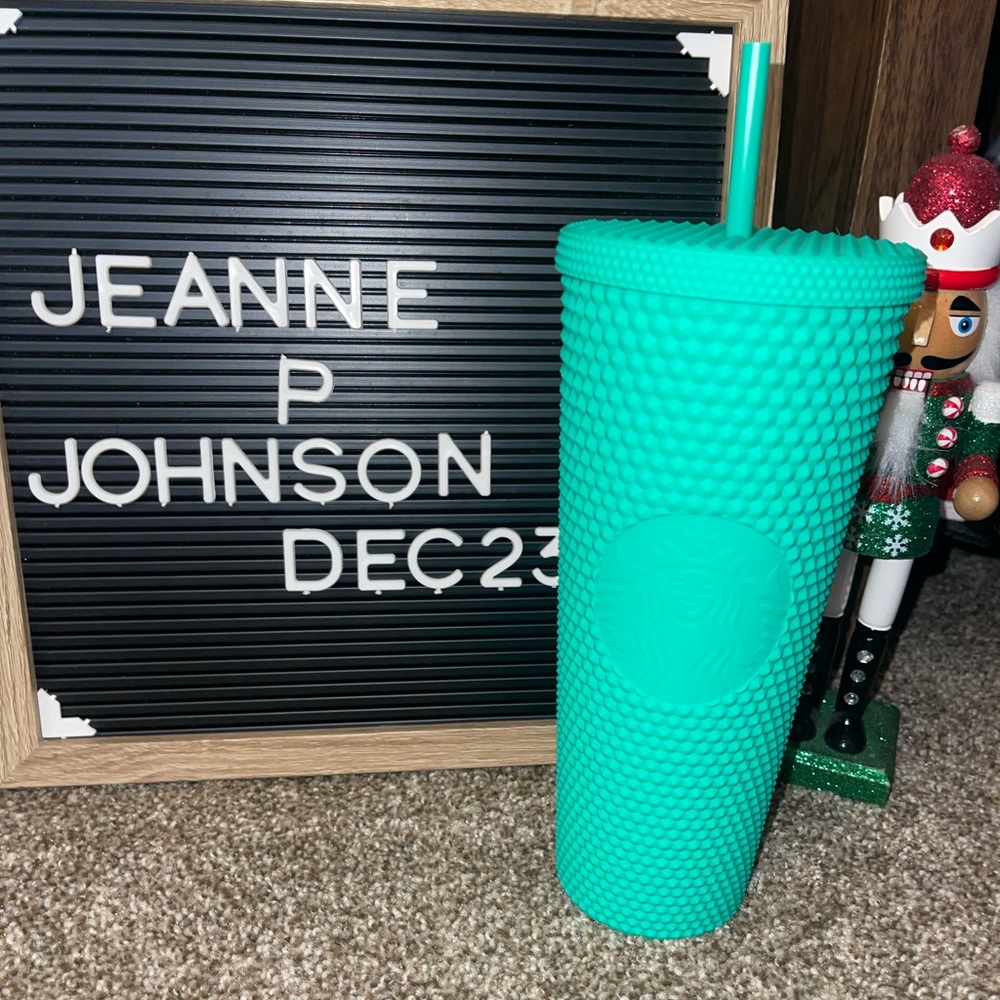 Studded Starbucks tumbler